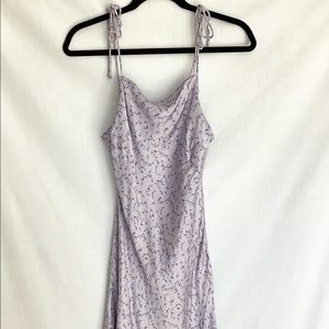 Zara Floral Mini Dress Purple